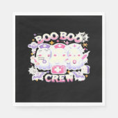 Halloween Nurse Ghost Squad Boo Boo Crew Funny Spo Servet (Voorkant)