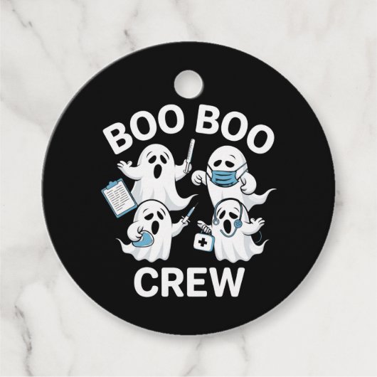 Halloween Nurse Gift Boo Boo Crew Nurse Bedankjes Labels (Voorkant)