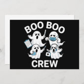 Halloween Nurse Gift Boo Boo Crew Nurse Kaart (Voorkant / Achterkant)