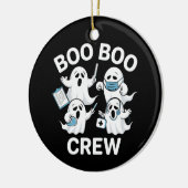 Halloween Nurse Gift Boo Boo Crew Nurse Keramisch Ornament (Links)