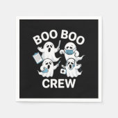 Halloween Nurse Gift Boo Boo Crew Nurse Servet (Voorkant)