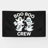 Halloween Nurse Gift Boo Boo Crew Nurse Spandoek (Horizontaal)