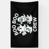 Halloween Nurse Gift Boo Boo Crew Nurse Spandoek (Verticaal)