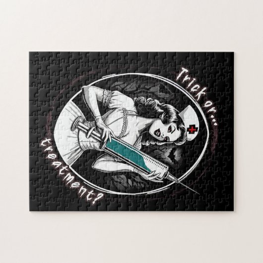 Halloween Nurse Legpuzzel (Horizontaal)