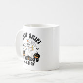 Halloween Nurse Mok - Night Shift BOO BOO Crew (Voorkant links)