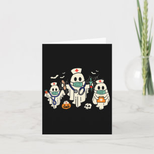 Halloween Nurse Nursing Funny Health Worker Rn Gho Kaart