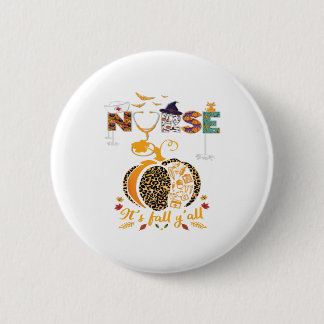 Halloween Nurse Nursing Thanksgiving Health Worker Ronde Button 5,7 Cm