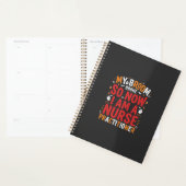Halloween Nurse Practitioner Bezem Gebroken Ontwer Planner (Display)