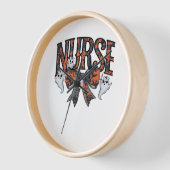 Halloween Nurse Scary Coquette Bow Classic T-shirt (Hoek)