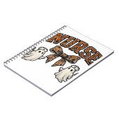 Halloween Nurse Scary Coquette Bow Classic T-shirt Notitieboek (Linkerzijde)