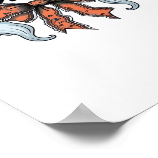 Halloween Nurse Scary Coquette Bow Classic T-shirt Poster