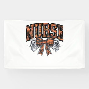 Halloween Nurse Scary Coquette Bow Classic T-shirt Spandoek