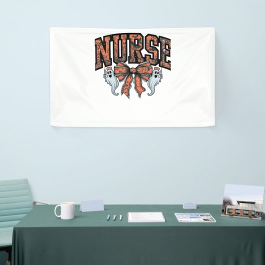 Halloween Nurse Scary Coquette Bow Classic T-shirt Spandoek (Beurs)