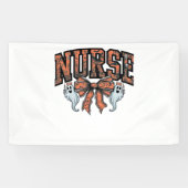 Halloween Nurse Scary Coquette Bow Classic T-shirt Spandoek (Horizontaal)