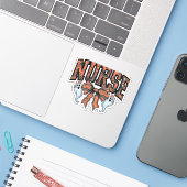 Halloween Nurse Scary Coquette Bow Classic T-shirt Sticker (Laptop met iPhone)