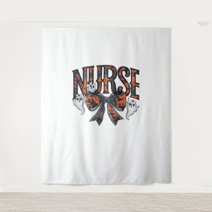 Halloween Nurse Scary Coquette Bow Classic T-shirt Wandkleed