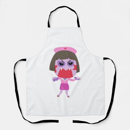 Halloween Nurse Schort (Voorkant)