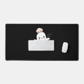 Halloween Nurse Shirten Vrouwen Boo! T-shirt Ghost Bureaumat (Keyboard & Muis)