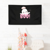 Halloween Nurse Shirten Vrouwen Boo! T-shirt Ghost Spandoek (Insitu)
