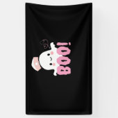 Halloween Nurse Shirten Vrouwen Boo! T-shirt Ghost Spandoek (Verticaal)