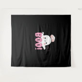 Halloween Nurse Shirten Vrouwen Boo! T-shirt Ghost Wandkleed (Voorkant (horizontaal))