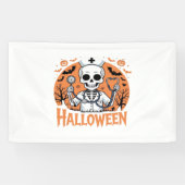 Halloween Nurse skeleton Essential T-Shirt_1 Spandoek (Horizontaal)
