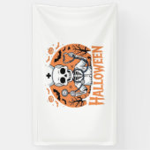 Halloween Nurse skeleton Essential T-Shirt_1 Spandoek (Verticaal)