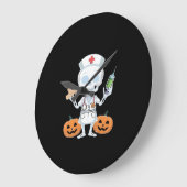 Halloween Nurse Skeleton Essential T-shirt Grote Klok (Hoek)