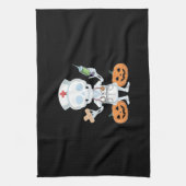 Halloween Nurse Skeleton Essential T-shirt Theedoek (Verticaal)