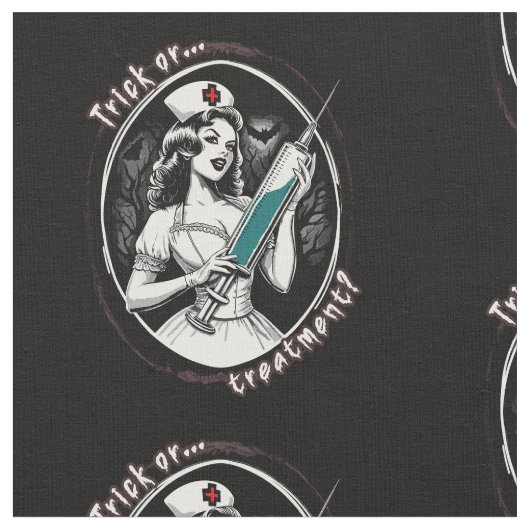 Halloween Nurse Stof (Close Up)