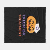 Halloween Nurse Trick of Treatment Classic T-Shirt Fleece Deken (Voorkant (Horizontaal))