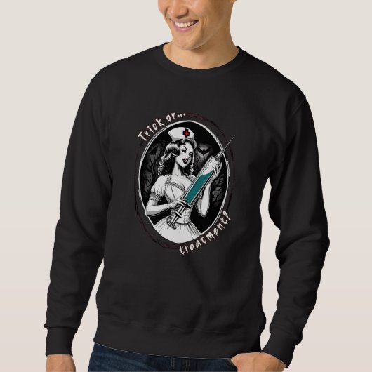 Halloween Nurse Trui (Voorkant)