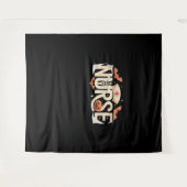 Halloween Nurse Typography - Spooky medisch ontwer Wandkleed (Voorkant (horizontaal))