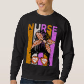 Halloween Nurse Womens Nursing Student Fun Cool Trui (Voorkant)