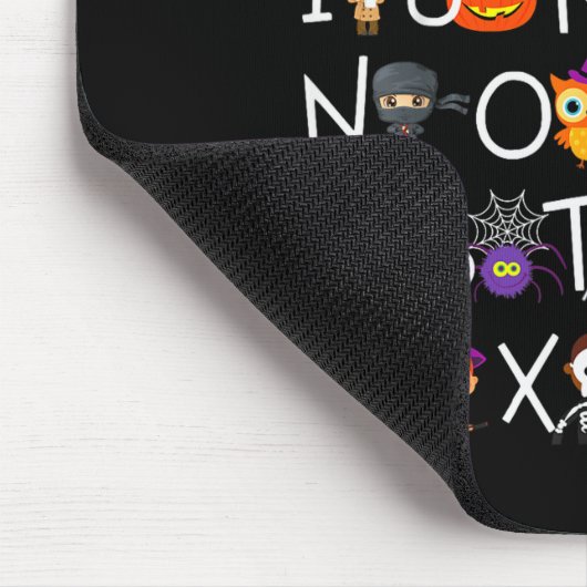 Halloween Nursery Teacher Shirt, Halloween Alphabe Muismat (Hoek)