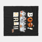 Halloween Nurses Boo Crew Classic T-shirt Fleece Deken (Voorkant (Horizontaal))