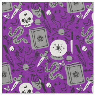 Halloween occult magisch mystiek esoterisch paars stof