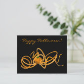 Halloween Octopus Briefkaart (Staand voorkant)