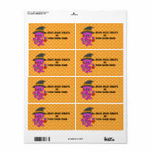 Halloween Octopus Etiket (Full Sheet)