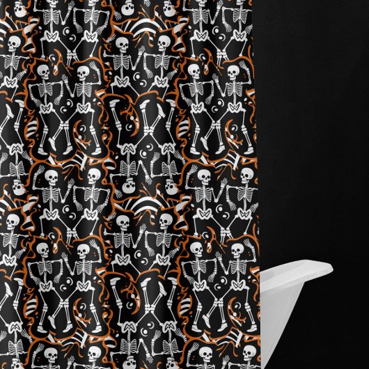 Halloween of Dag van de Dode Partij Douchegordijn