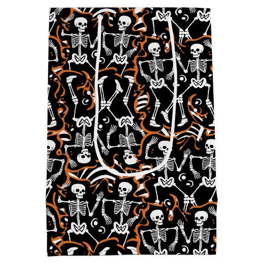 Halloween of Dag van de Dode Partij Medium Cadeauzakje (Achterkant)