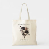 Halloween of Gothic Theme Wedding Favors Tote Bag (Achterkant)