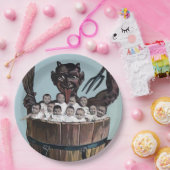 Halloween of Kerstmis Kampus Papieren Bordje (Feest)