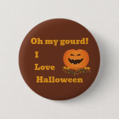 Halloween Oh My Gourd Button (Voorkant)