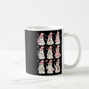 Halloween Oktober Borstkanker Bewustzijn Roze Cut Koffiemok