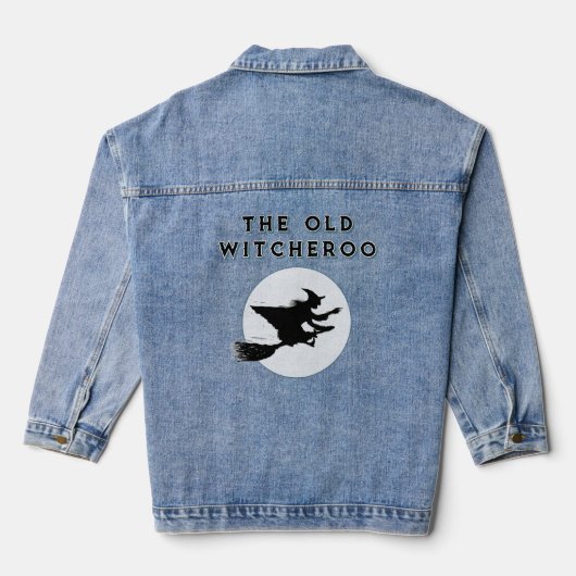 Halloween oktober denim jas jacket (Achterkant)