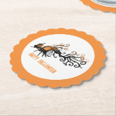Halloween/oktober/Herfst/pompoenboom Kartonnen Onderzetters (Gekanteld)