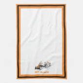 Halloween/oktober/Herfst/pompoenboom Theedoek (Verticaal)