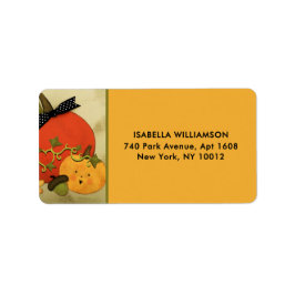 Halloween Oktober Pompoen Etiket