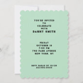 Halloween Oktober Verzoeken van de Dag van de Part Kaart (Achterkant)